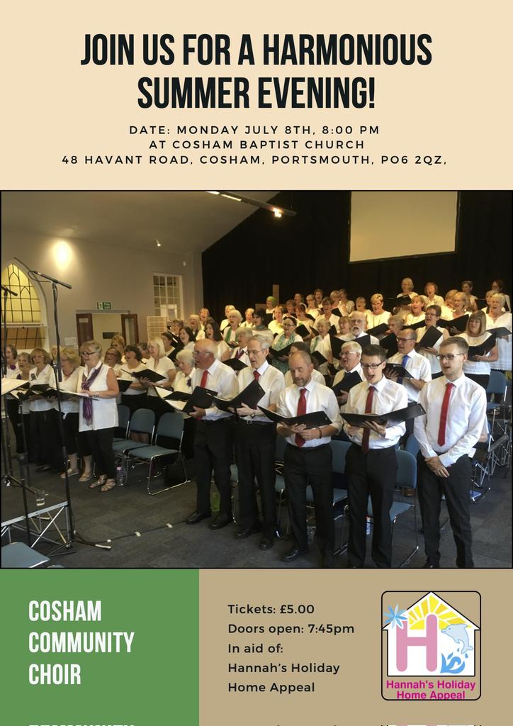 Hope you can make it. Tickets available on the door 🎶🎵