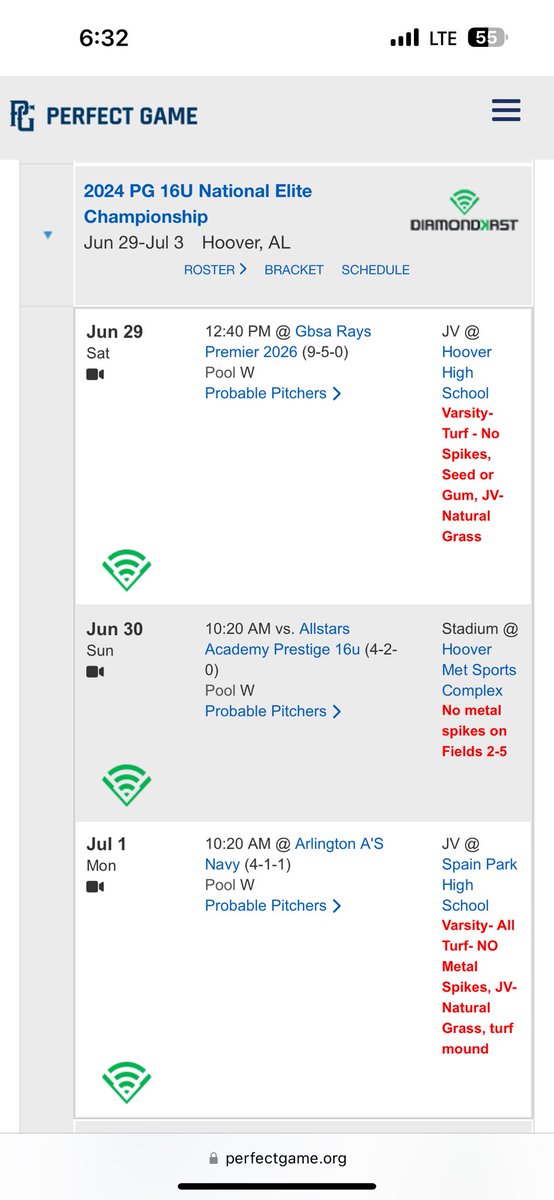 aiden_valente's tweet photo. This is me and my teams schedule for the 2024 16u PG Elite Tournament in Hoover. After playing up the past 1 and 1/2 years this should be a good tournament. @DennisSimpson_ https://t.co/Ekt1WM8fmT
