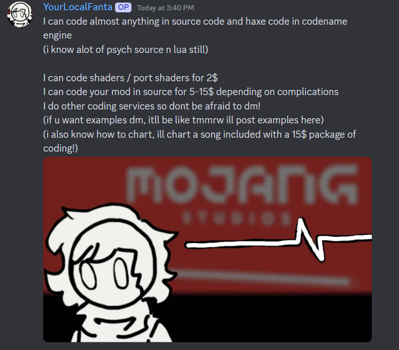 Opened coding commisions!
#fnf #Commision #fridaynightfunkin #fnfmod <a href="/News_Funkin/">Funkin News</a>