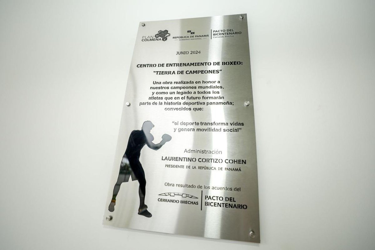 NitoCortizo's tweet image. El nuevo y moderno Centro de Entrenamiento de Boxeo 'Tierra de Campeones', construido y equipado con una inversión de B/. 7.5 millones, impulsará el boxeo nacional y contribuirá a que esta disciplina deportiva retome su esplendor y gloria, para orgullo de todos los panameños.🇵🇦👏🏻