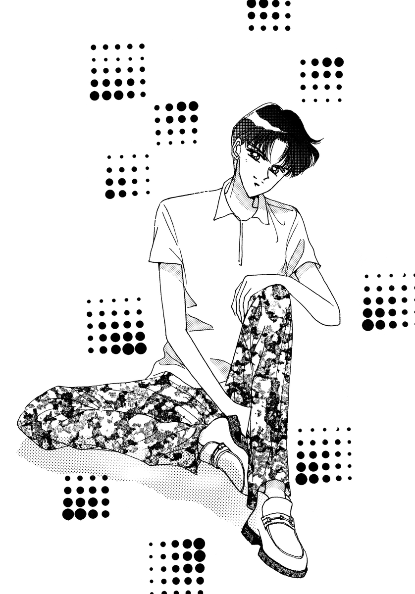 setteidreams's tweet photo. I scanned the black &amp; white illustrations inside of the Mermaid Panic novel as well. 

1200dpi can be found on Patreon as usual.

#MermaidPanic #NaokoTakeuchi #manga #novel https://t.co/4IIBq2EUbV