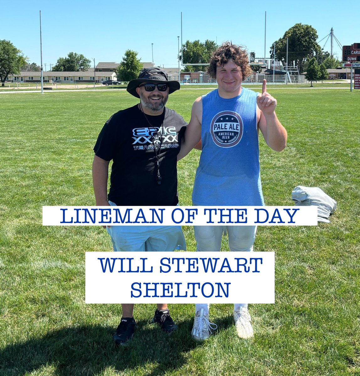 epicteamcamps's tweet photo. Great line ๐ฐGreat results! ๐ฅ๐๐ Sponsored by @sports_workbook #OwnTheLOS #EpicFootballCamps @SheltonDawgsFB @realcoachhaas https://t.co/h1dQY6kkdH