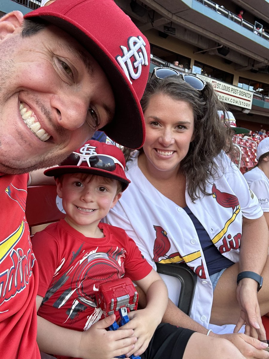 CoachQ4's tweet photo. We’re here to celebrate my man’s 5th birthday with a @Cardinals win!!! #GoCards #5thbday #stopthechop https://t.co/zu9BteqXDG