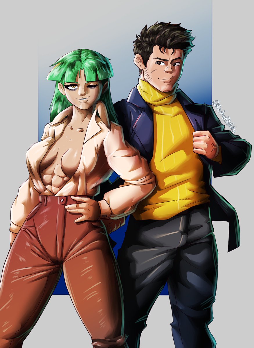 BackupBastian's tweet image. Pete and Morrigan got drip.
#MVC2isFree