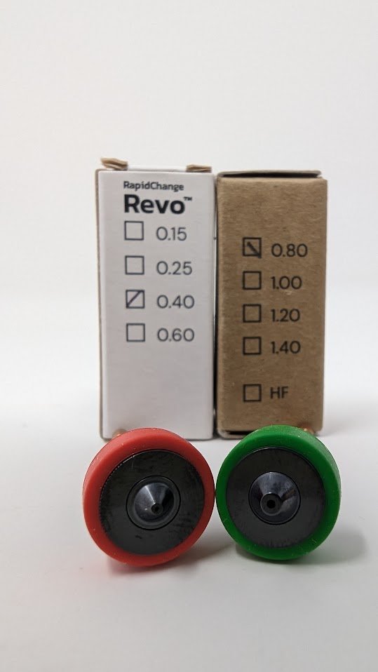 fatboy1271's tweet photo. Just received my @E3DOnline #Revo #ObXidian Nozzles from @MatterHackers 🤘🤘 When I purchased my Revo for my CR-10S it came in a bundle. I didn't realize the individual nozzles came in such cute boxes 😂 But seriously though, look at these beauties! @BIQU_3Dprinter #PandaRevo https://t.co/jIjH5OkSnN
