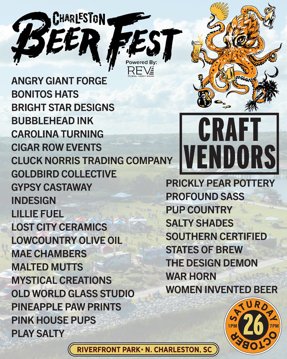 Check out our updated vendor list! 

It's time to prepare your taste buds and shopping lists because here are this year's food and craft vendors! Who are you most excited about seeing this year?

Get your tickets today - bit.ly/3WEYY0r