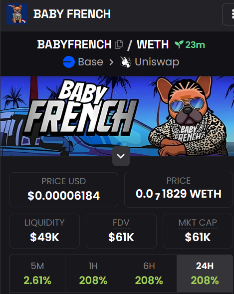 Baby French tweet media