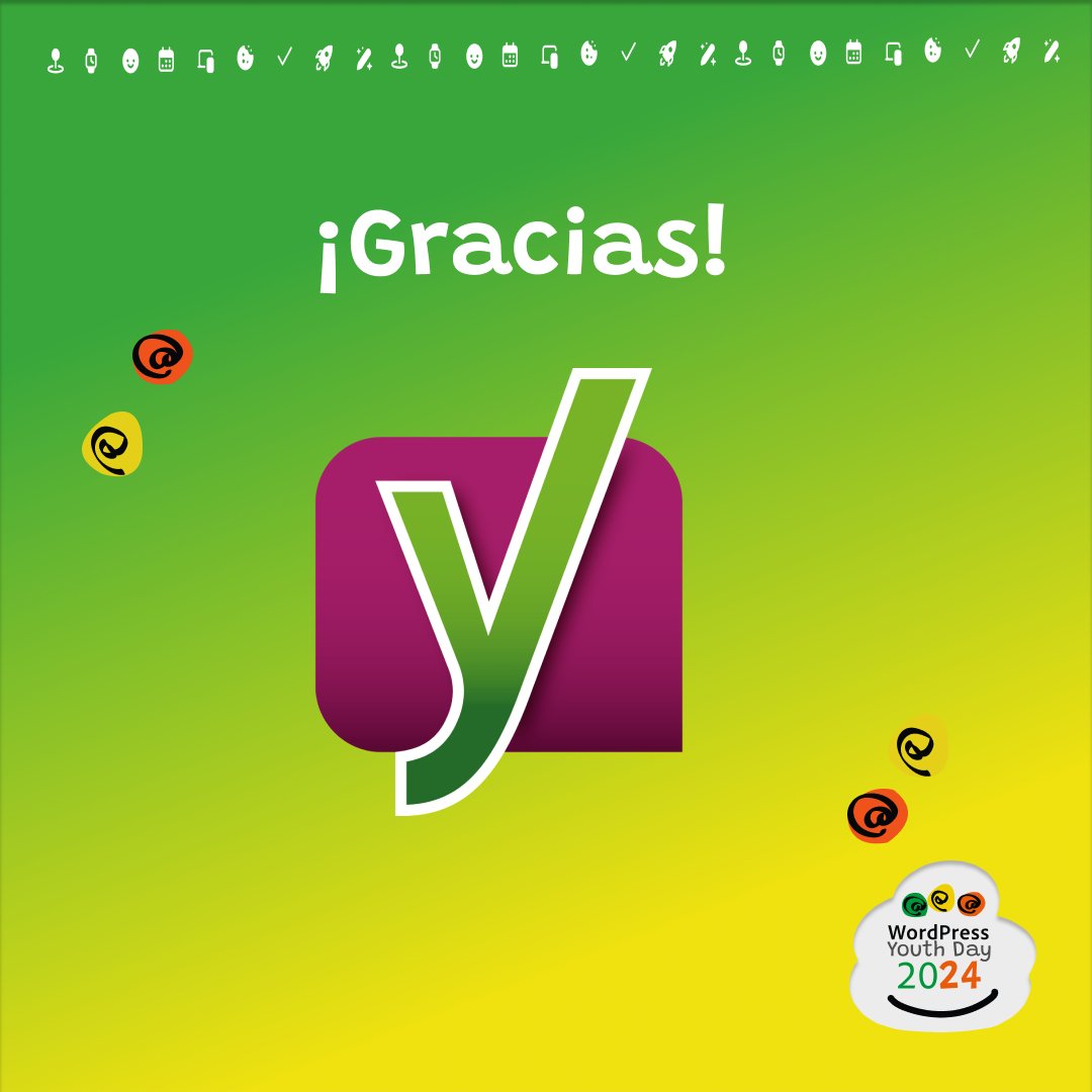 ¡Yoast es patrocinador pinol en el WPYD2024! 🎉 Mejora tu SEO con herramientas y formación sencillas. Estamos felices de contar con su apoyo.

#WPYD2024 #YoastSEO #wordpress #comunidadwordpress