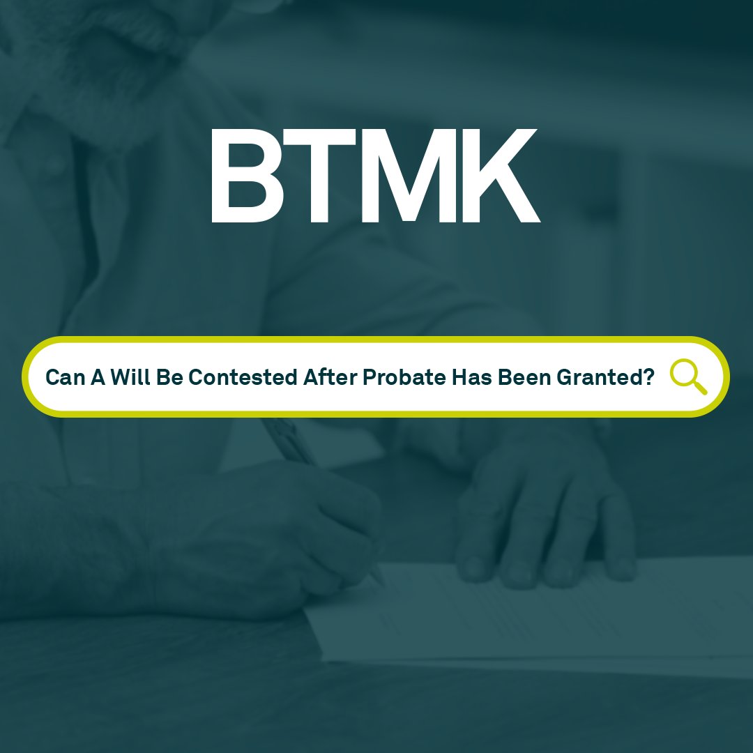 BTMK (@btmksolicitors) on Twitter photo It's possible to contest a will after probate, but it's more complicated once the estate has been distributed. Legal proceedings and strong evidence are usually required to challenge the will's validity. It's possible to contest a will after probate, but it's more complicated once the estate has been distributed. Legal proceedings and strong evidence are usually required to challenge the will's validity.