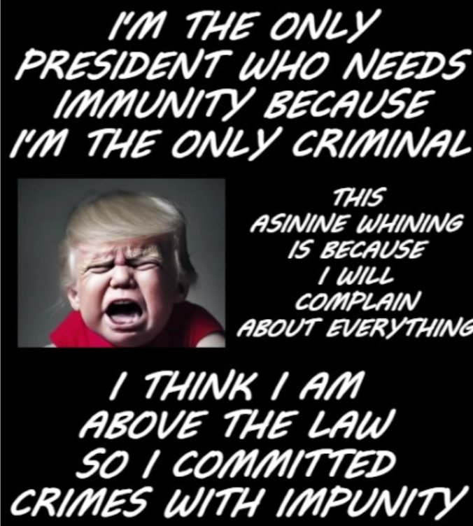 EileenLeftPA's tweet photo. @RepDonaldsPress Your bottomless hypocrisy is why there will be a blue tsunami in Nov.
Aren't you exhausted fabricating faux outrage?
#ConvictedFelonDonaldTrump 
#GOPPartyOfFacists
#GOPTraitors https://t.co/9Z4m5LVuh0