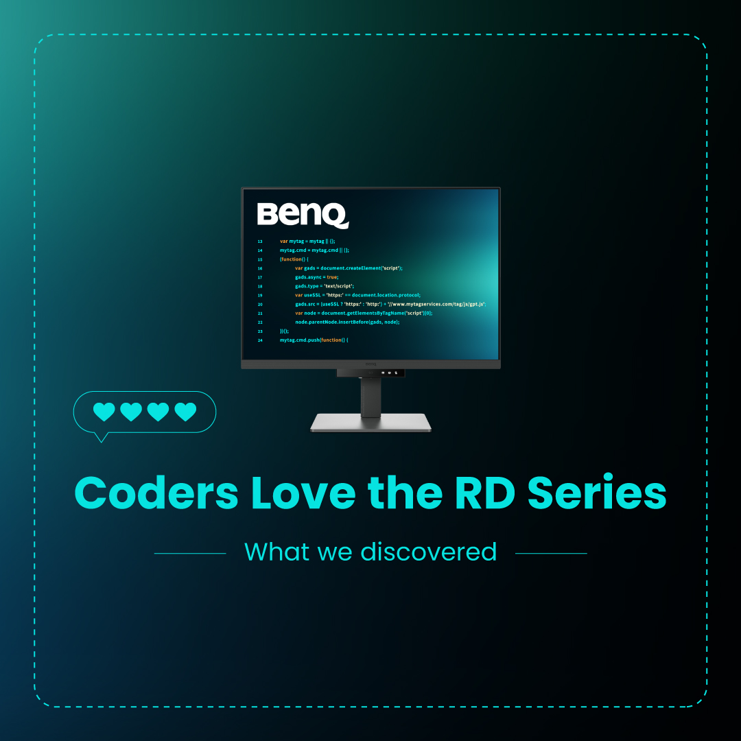 BenQAmerica's tweet image. 🖥️&lt;BenQ Coding Mode/&gt;
Pause Your Compiling and start Excelling: It's time for your IDE Upgrade!
Check out BenQ Coding Mode: benqurl.biz/3VweDwO
#MonitorForProgramming #CodingMode