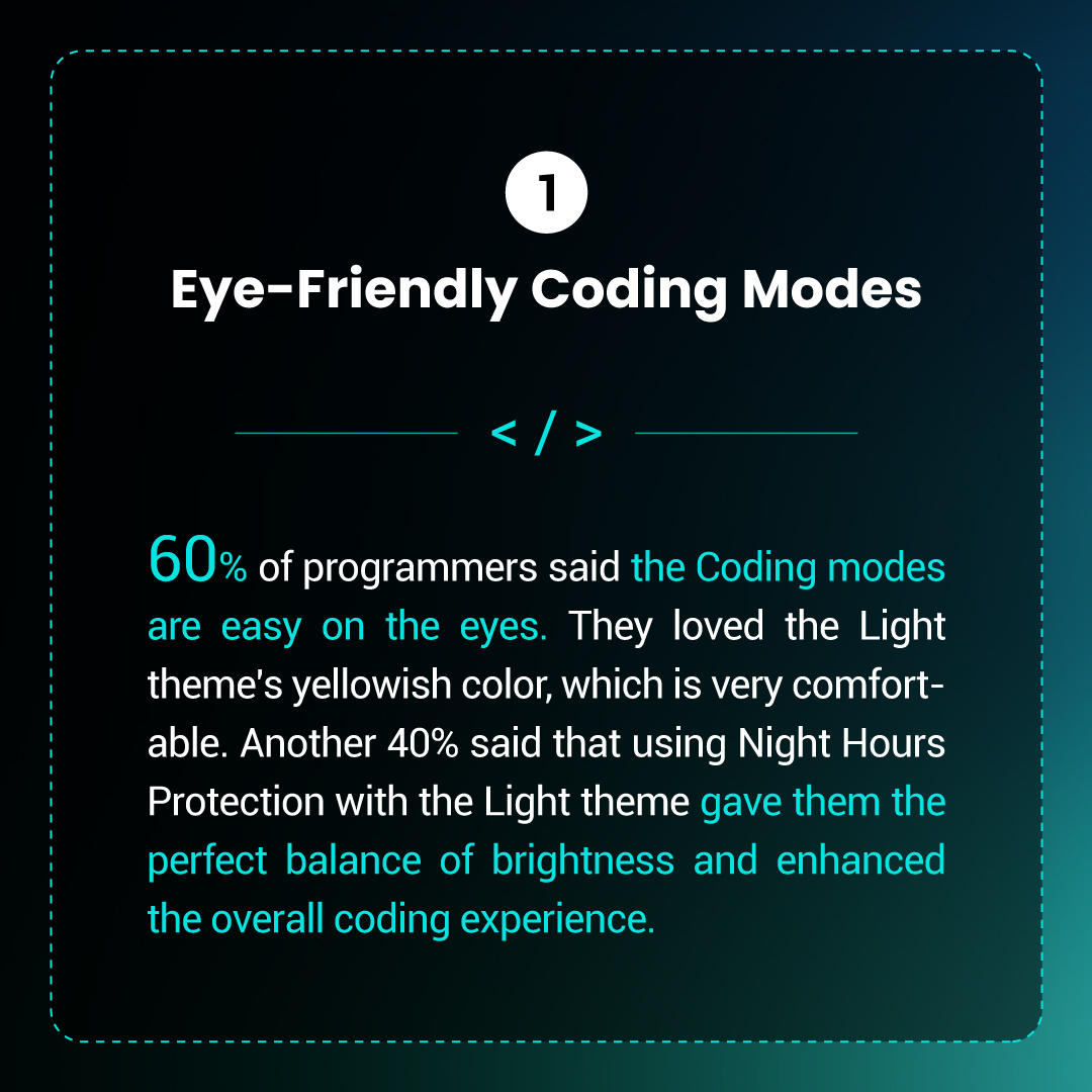 BenQAmerica's tweet image. 🖥️&lt;BenQ Coding Mode/&gt;
Pause Your Compiling and start Excelling: It's time for your IDE Upgrade!
Check out BenQ Coding Mode: benqurl.biz/3VweDwO
#MonitorForProgramming #CodingMode
