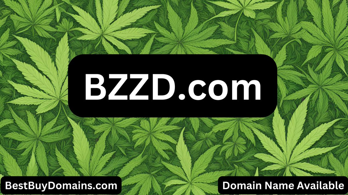 BZZD.com
Nothing says it better! 4 Letters! #buzzed
$MSOS $MSOX $AYRWF
#DomainForSale #BuyDomains #SellDomains #DomainNames #BrandableDomains #DomainNameForSale #Domains  $CBST $CRLBF $CURLF $GTBIF $TCNNF $TSNDF $VRNOF $AAWH $CXXIF $FFNTF $GRUSF $MRMD $VFF $GLASF
