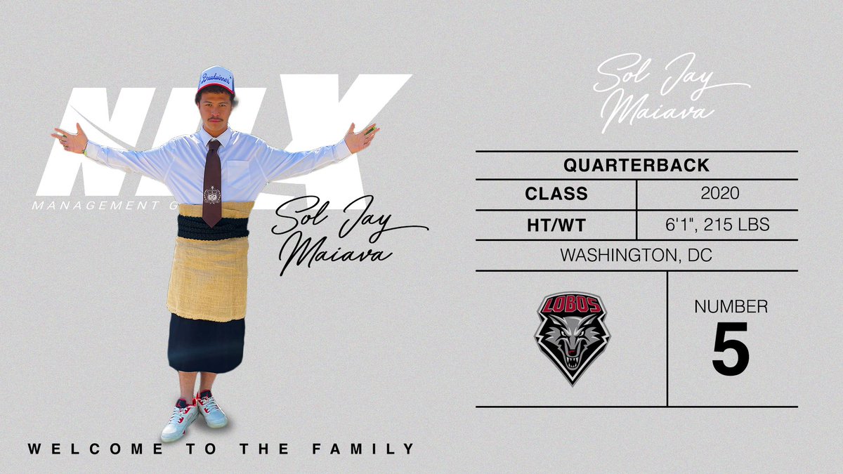 Welcome to the family Sol-Jay Maiava-Peters! Looking forward to what’s in store for you this season!