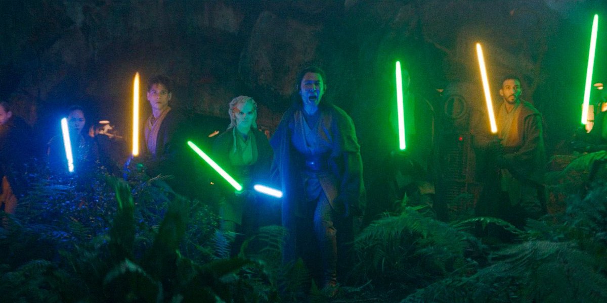 I can’t move past the fact that Disney Star Wars lightsabers just feel like big glow sticks for adult children. Like can we dial down suma that glow?