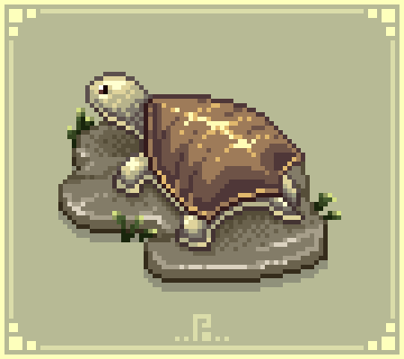 JustPixelatea's tweet photo. #GreatShield tortoise for #pixelDailies. https://t.co/t9nwwOQf6p