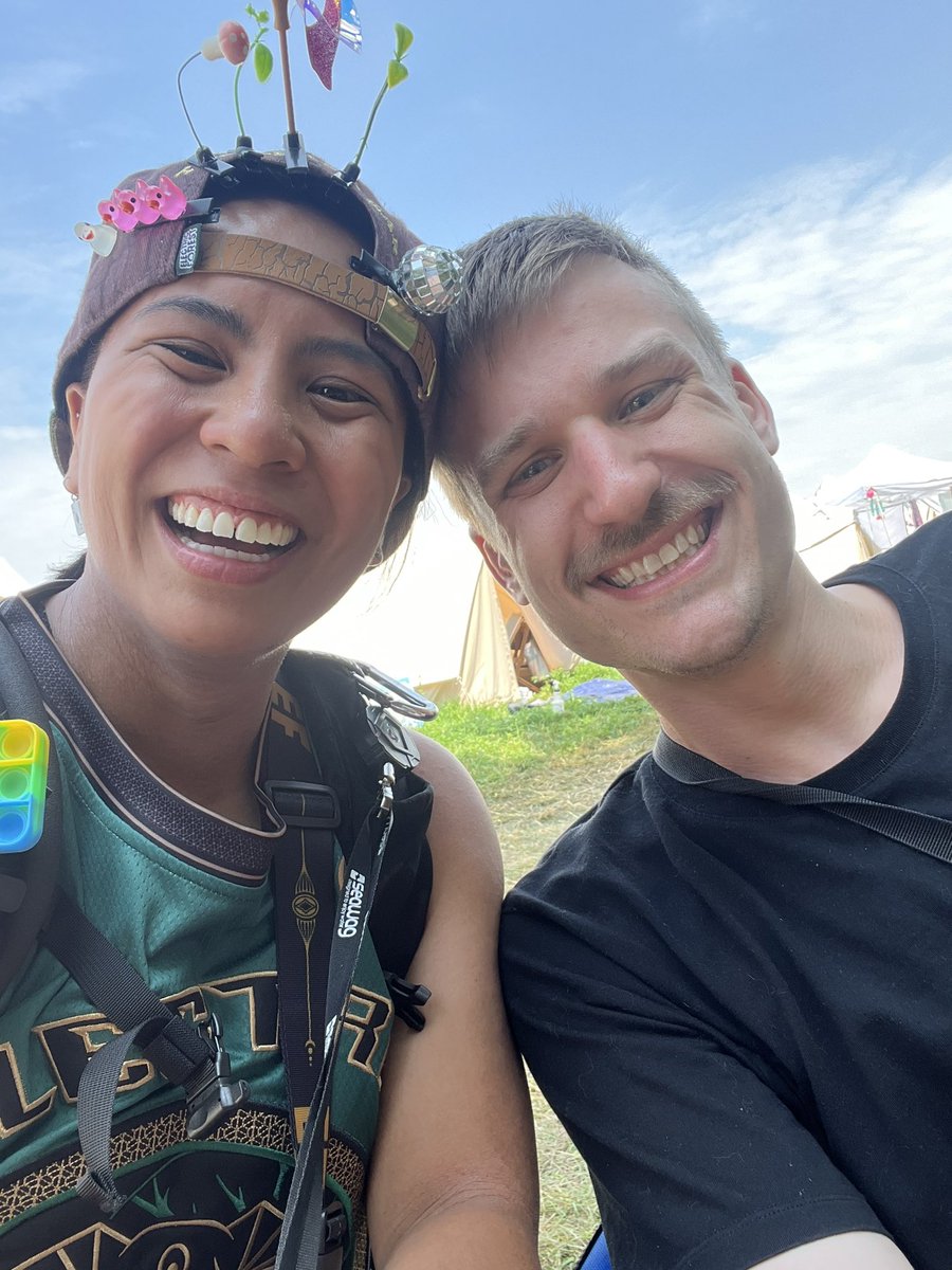 <a href="/InFury/">infury / clay</a> CLAY!! Thank you for being so kind, what a small world for real. I can’t wait to see you at another festival hopefully soon! 🩵 and tell your friends thank you for being so nice too ☺️ happy forest!!! ⚡️🌲💛