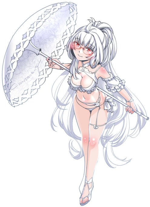 蔵出し水着レディ・アヴァロン(眼鏡) 