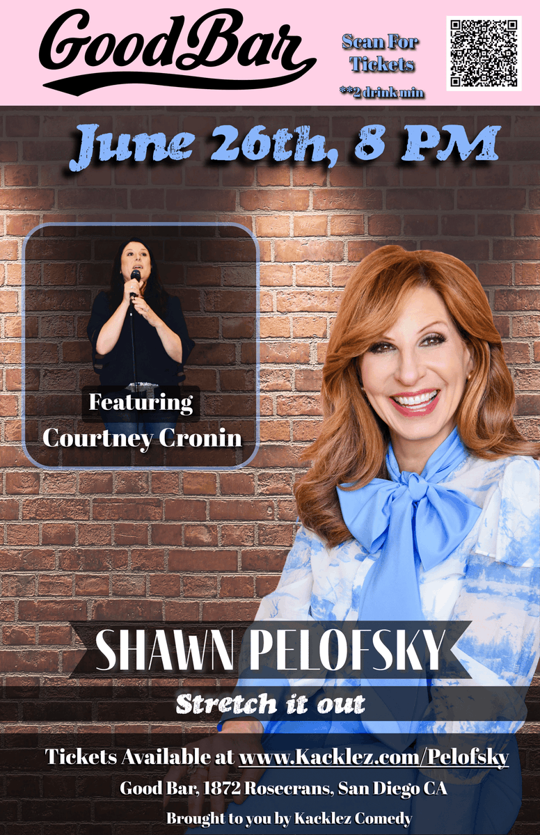 goodbarsd's tweet photo. Get ready to LOL tonight at the Shawn Pelofsky Comedy Show! 🎤 Featuring Courtney Cronin and hosted by Dalina Horchata. Don't miss out on this hilarious night of stand-up! https://t.co/elQArVSMEb https://t.co/YjKMoUeKDR
