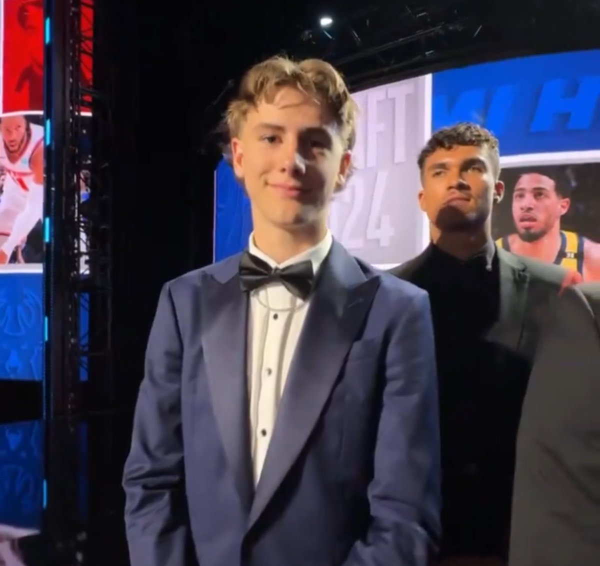 CoreyTulaba's tweet photo. Is Johnny Furphy the youngest looking NBA prospect of all time?! He looks like he’s headed to Jr Prom https://t.co/Kp2l62L3Eg