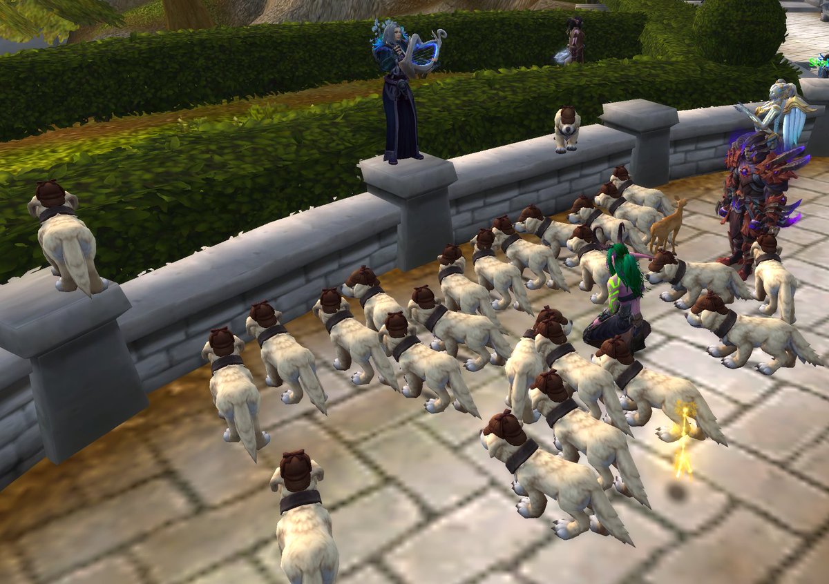 BwokTalk's tweet photo. Not sure why, but when I see people in Stormwind playing instruments, I gotta sit and listen. https://t.co/rJokaNBQja