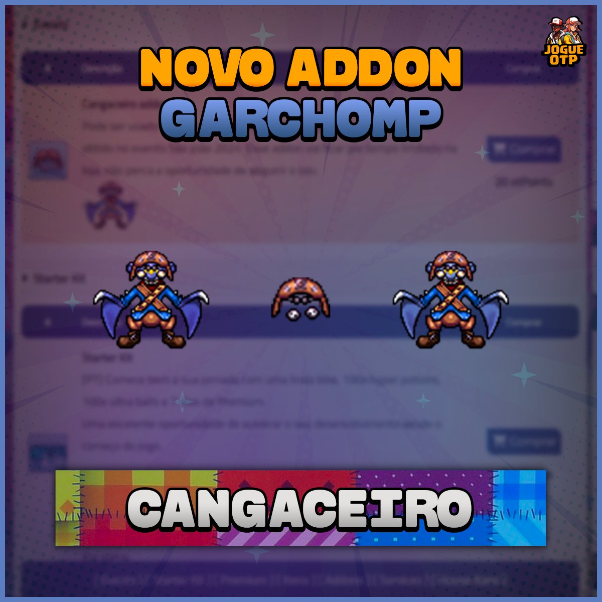 Novo Addon para Garchomp!

Confira o novo addon exclusivo para Garchomp, trazendo um visual inspirado nos cangaceiros, disponível agora em nosso site!