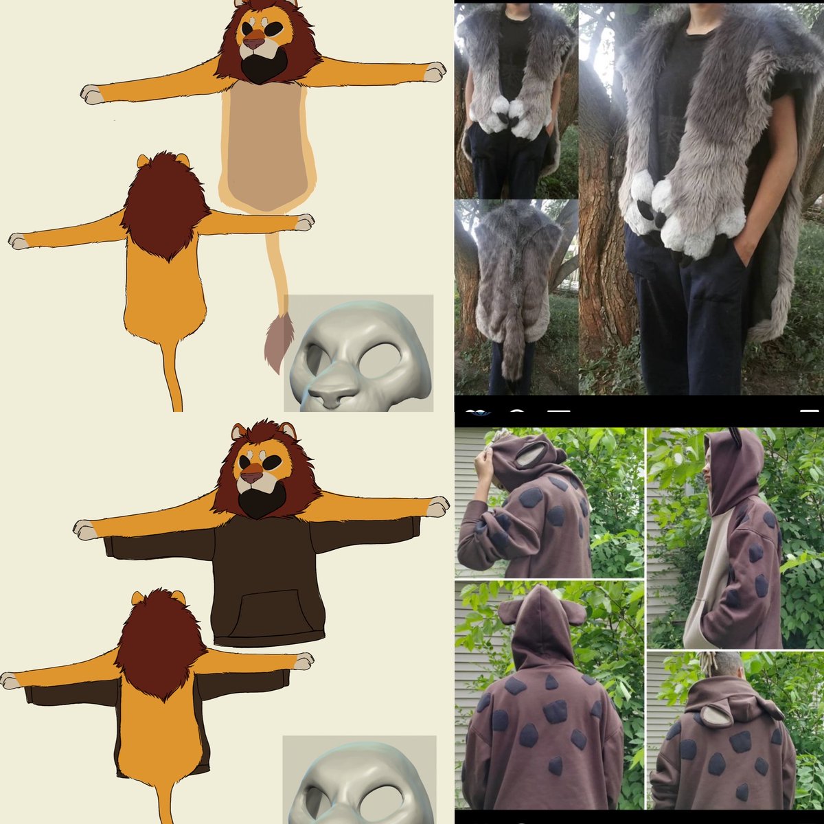 MissingJay's tweet image. Hey everyone remember my pelt and hoodie projects. Im going to revisit it with a hood this time! Should it be more pelt style or more hoodie?