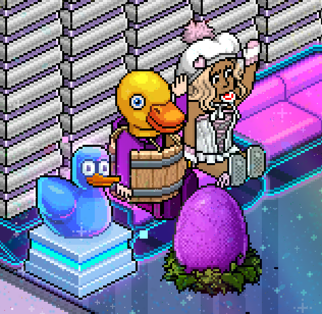 Chain &amp; Miracle's 💜NFT GIVEAWAY💜

💜WIN DRAGON EGG NFT💜

To enter you must have a metamask wallet!

💜Follow <a href="/TinyCypriot/">Chain</a> &amp; <a href="/MiracleHabbo/">Pam✨</a> 💜
💜Tag a Friend for a chance to win 100 Emeralds💜
💜Like + Retweet💜

#Habbo #HabboCollectibles