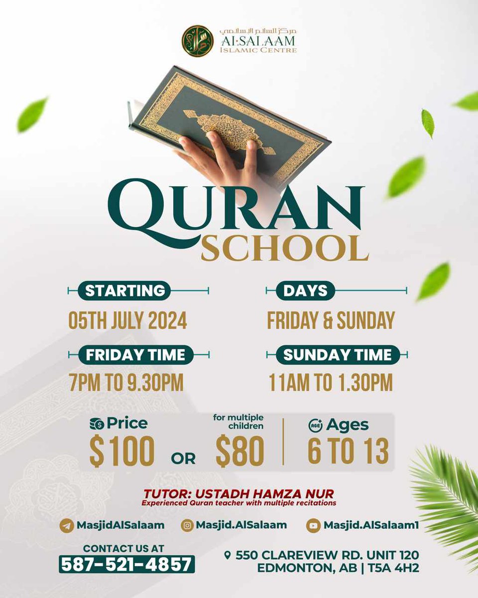 Masjid Al-Salaam Islamic Centre tweet media