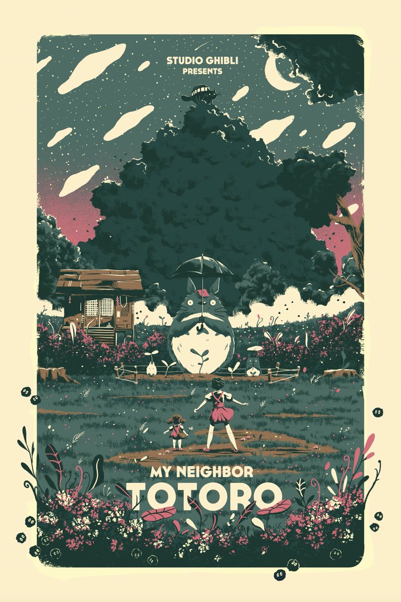 I don’t know what i’m still doing here, so here’s #TOTORO 

All new prints coming up fresh for Comic Con Montreal. Amazing screenprint job by Atelier Bang Bang, located in Montreal. 

#ghibli #print #totoro