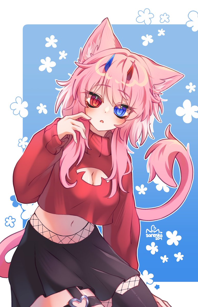 Sarenka204's tweet photo. art trade with @Plsit4 🥺❤️💙 https://t.co/KnhOAliJCD