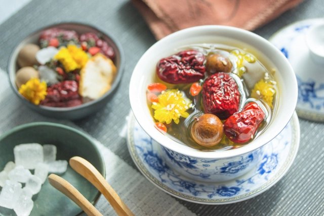 我的夏日特饮是大胡子三炮台盖碗茶🧔