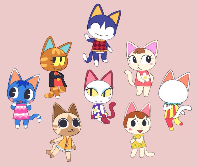 animal crossing kitty batch #2  ....