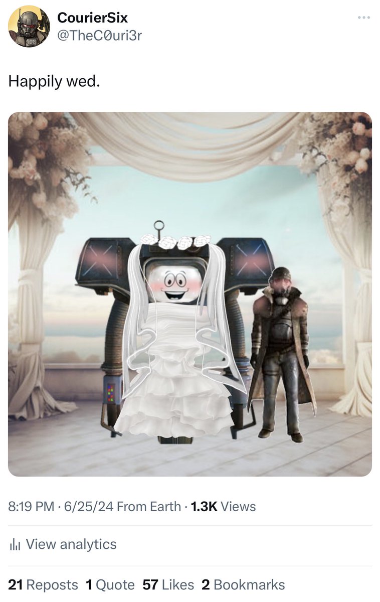 Jesus this blew the FUCK up! Thank you for loving this so much I did not expect that this shitpost would become loved
—Xoxo, Courier