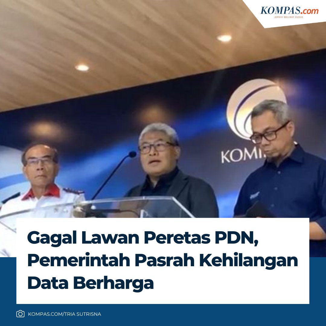 PEMERINTAH PASRAH 
TIDAK ADA YANG MUNDUR
TIDAK ADA YANG DIPECAT
MASYARAKAT WAJIB IKHLAS
NEGARA LUCU
BEGINI TERUS SAMPE 2045
INDONESIA EMAS 🥇

Point of View
ORK (Oknum Rakyat Kritis) :"Wah Data saya bocor, bahaya banget, Pemerintah Goblok"
Pem:"Yang bocor banyak! bukan kamu