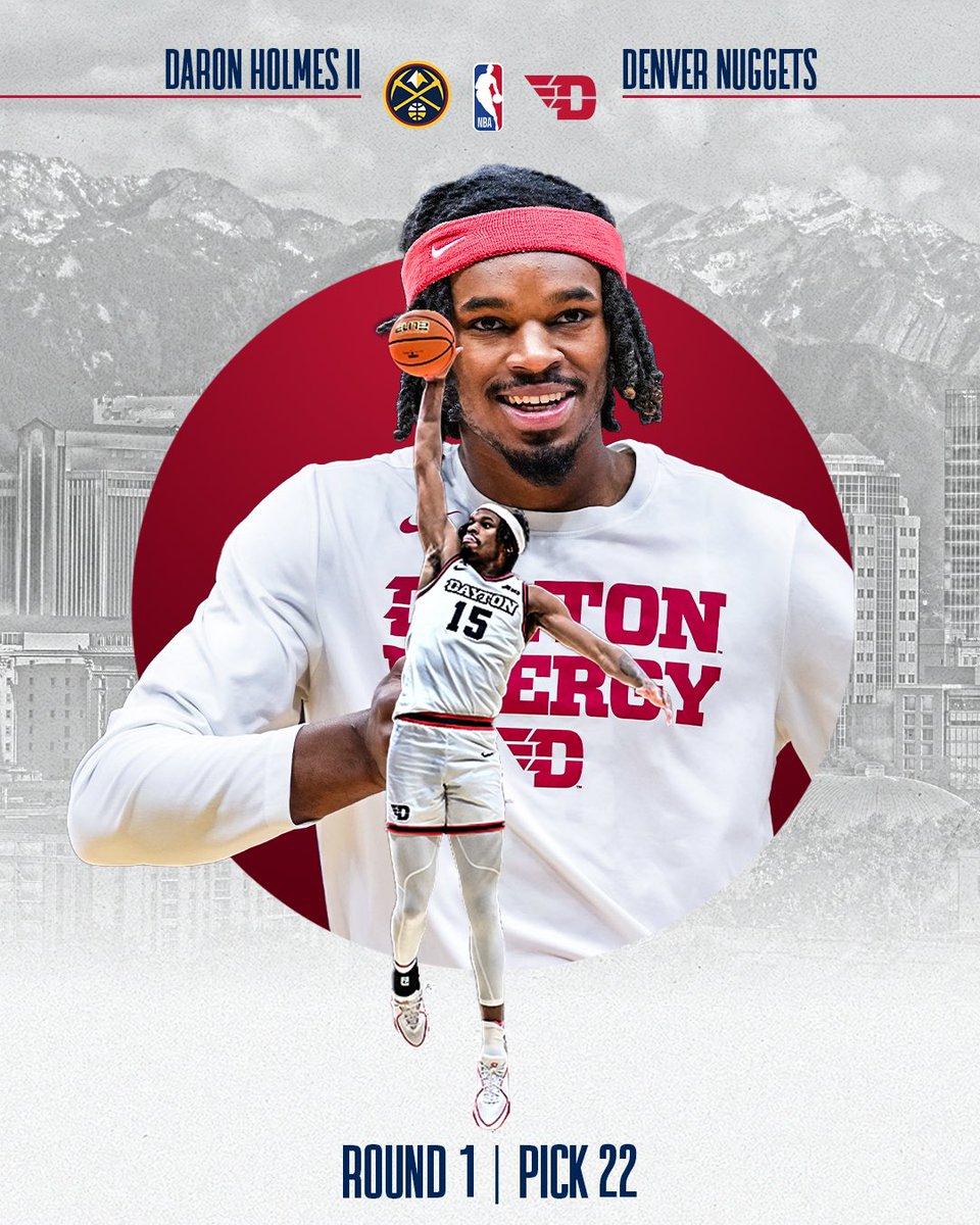 Dayton ➡️ Denver✌️

#BuiltAtDayton // <a href="/NBADraft/">NBA Draft</a>