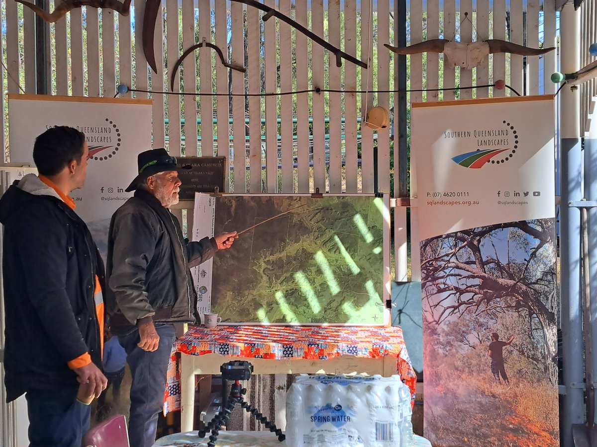 sqnnswhub's tweet photo. Learning, sharing & building knowledge of landscape fire management ππ₯
Roma Node Manager, Lorinda Otto, recently joined Robbie from #FireLore at the final cool burn for #GunggariNativeTitleAboriginalCorporation Knowledge Sharing session at Claravale Station north of Mitchell. https://t.co/yA6Kq7zNBc