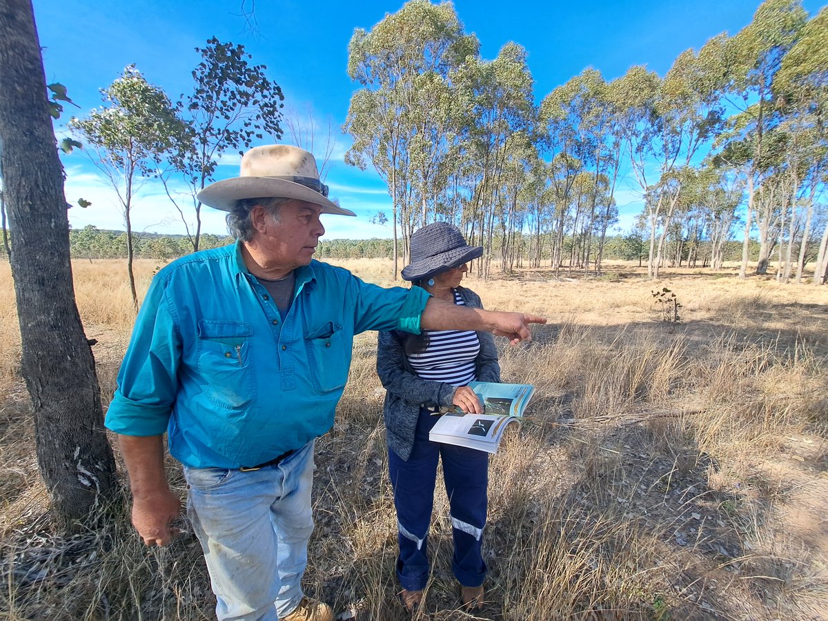 sqnnswhub's tweet photo. Learning, sharing & building knowledge of landscape fire management ππ₯
Roma Node Manager, Lorinda Otto, recently joined Robbie from #FireLore at the final cool burn for #GunggariNativeTitleAboriginalCorporation Knowledge Sharing session at Claravale Station north of Mitchell. https://t.co/yA6Kq7zNBc