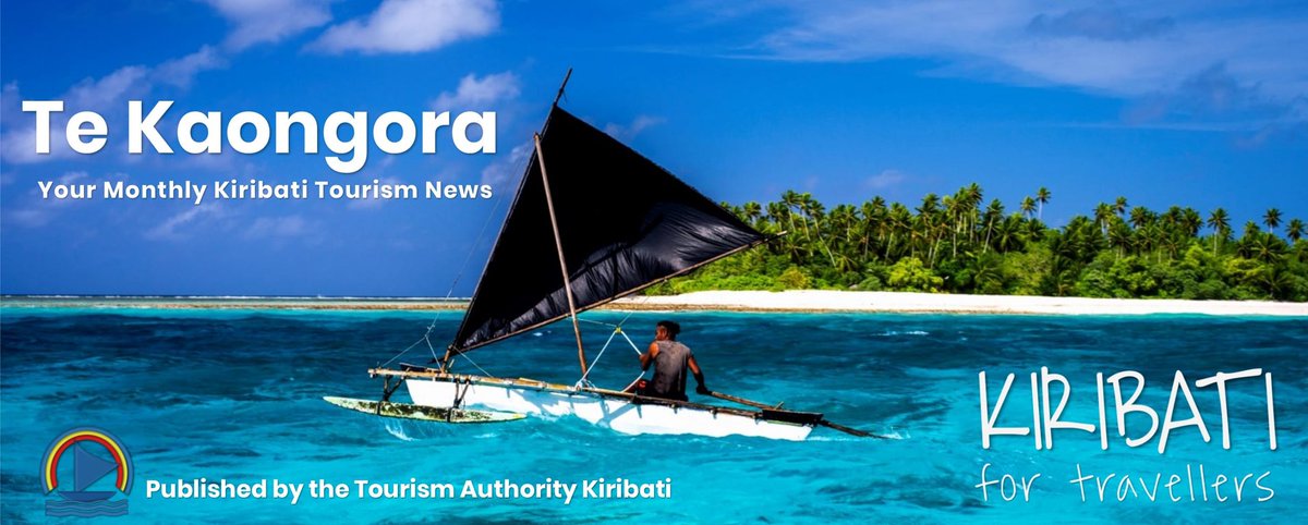 Subscribe to the FREE monthly Te Kaongora newsletter to be updated on the latest tourism news from the Tourism Authority of Kiribati.

#visitkiribati #bucketlisttravel #offthebeatentrack #tourism #kiribati
newsletter.visitkiribati.travel/subscribe/