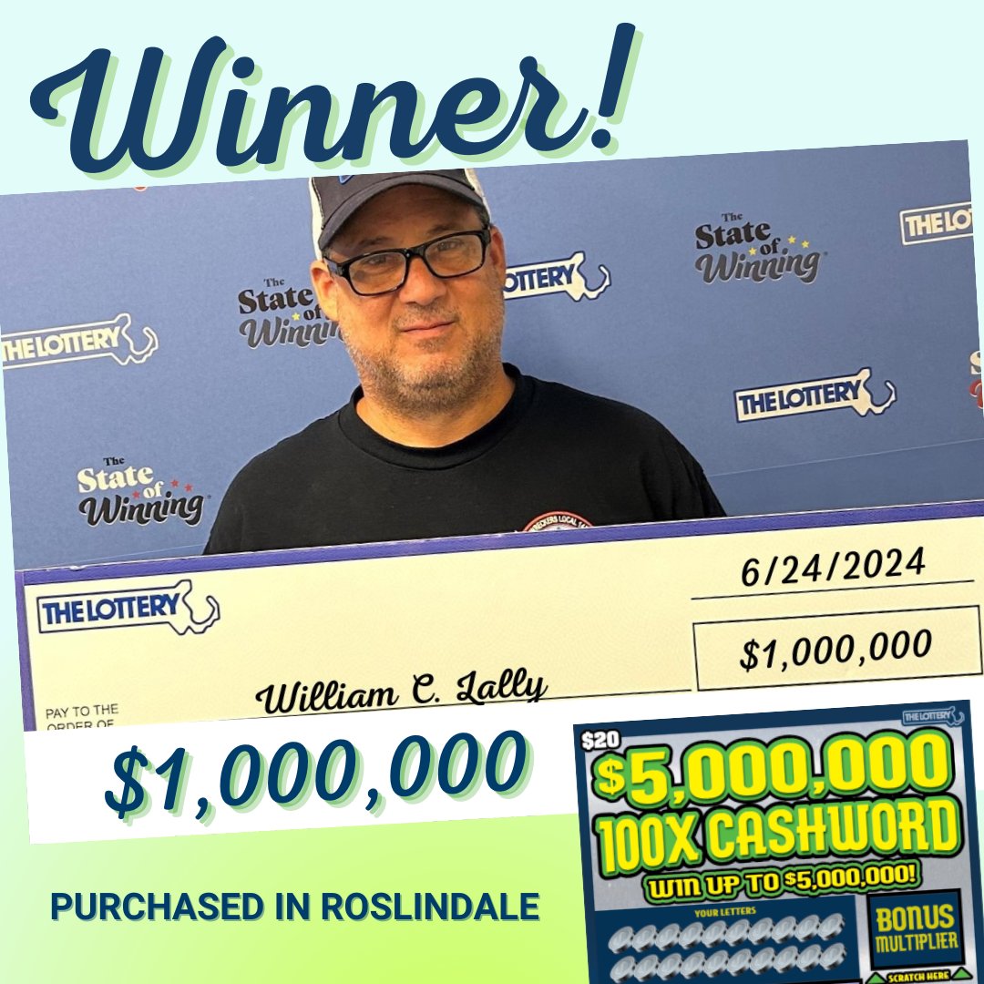 MAStateLottery's tweet photo. Do YOU play Cashword tickets? No? Too much work! …🤔 does this make you think twice about that?
#MassLottery
#Instant #Cashword https://t.co/K1Xwm7oRRl