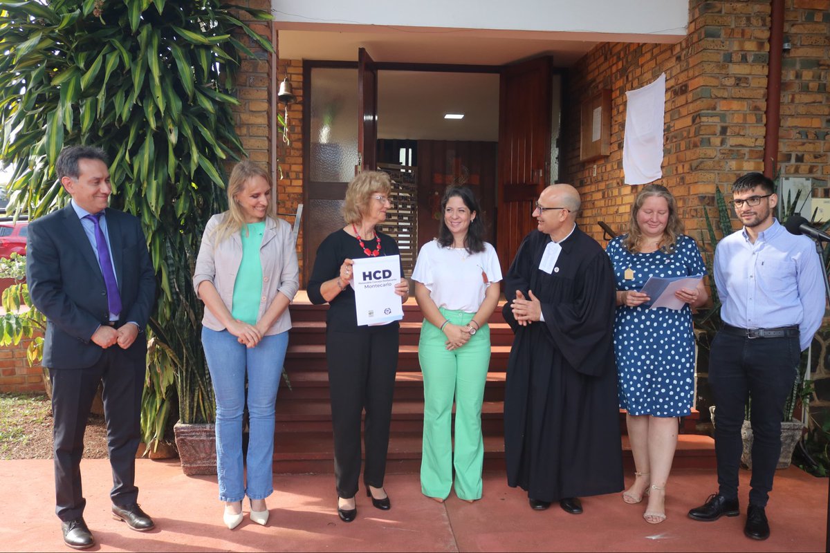 ✨Participamos de la celebración del Centenario de la Iglesia Evangélica del Río de la Plata congregación Montecarlo.

¡Felicitaciones! Y por muchos años más de historia, contribuyendo a nuestra hermosa comunidad ⛪️

<a href="/HcdMontecarlo/">HCD MONTECARLO</a> <a href="/chunbarreto/">Julio Cesar Barreto</a>