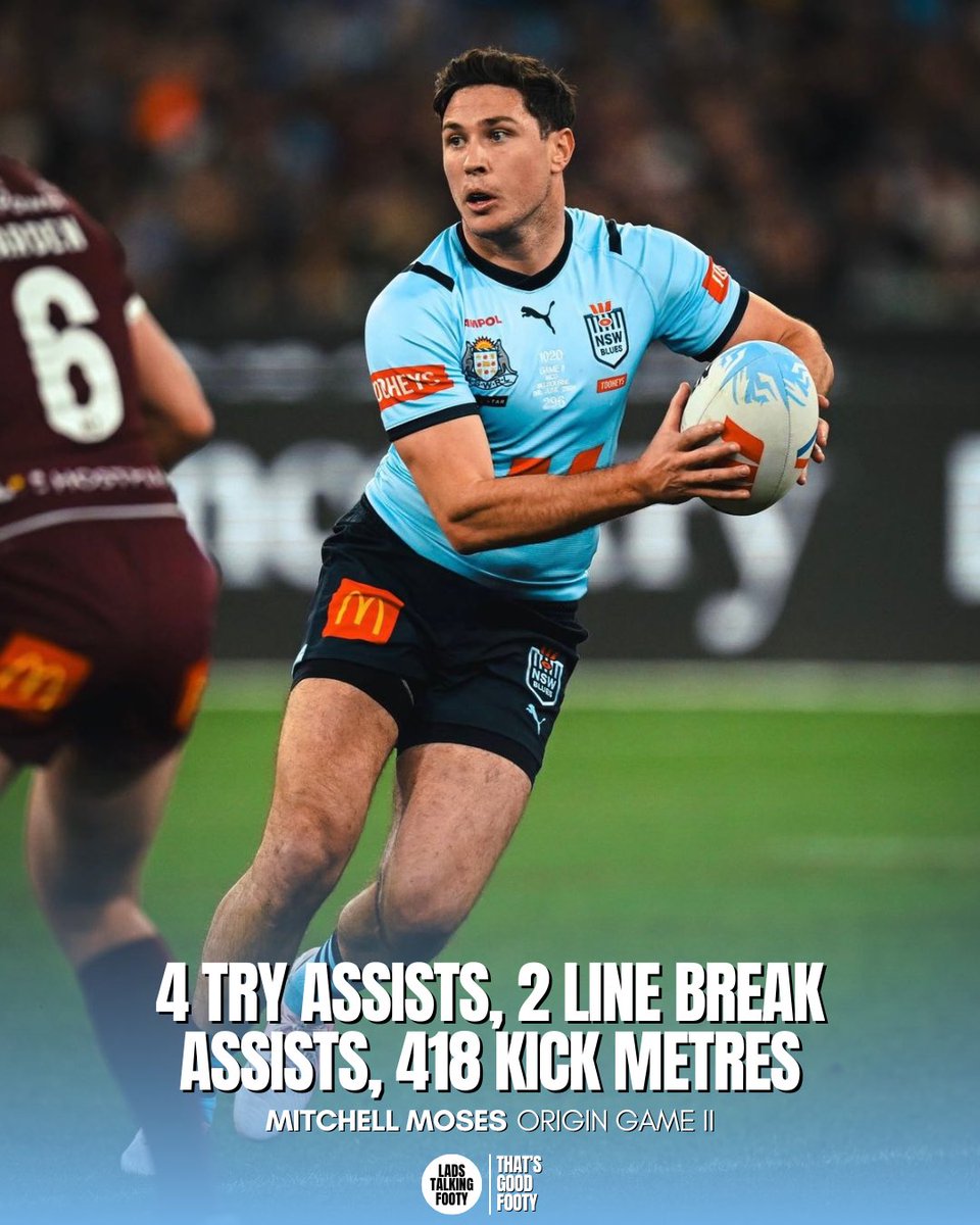 Stat__Hub's tweet photo. The difference makers, which one of Mitch Moses, Latrell Mitchell and Dylan Edwards impressed you the most? ๐ต๐ต
#LatrellMitchell #MitchMoses #DylanEdwards #stateoforigin https://t.co/TablBOvUrO