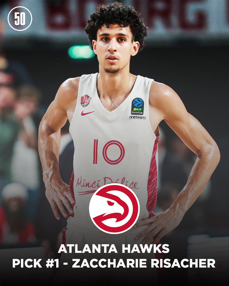 50NuancesDeNBA's tweet photo. 🚨 AVEC LE FIRST PICK DE CETTE DRAFT 2024, LES HAWKS SÉLECTIONNENT…

ZACCHARIE RISACHER !!! 👀🇫🇷

VICTOR 2023, ZACCHARIE 2024…LES FRANÇAIS FONT LE BACK-TO-BACK ! 🔥 https://t.co/e4u8NdYuW7