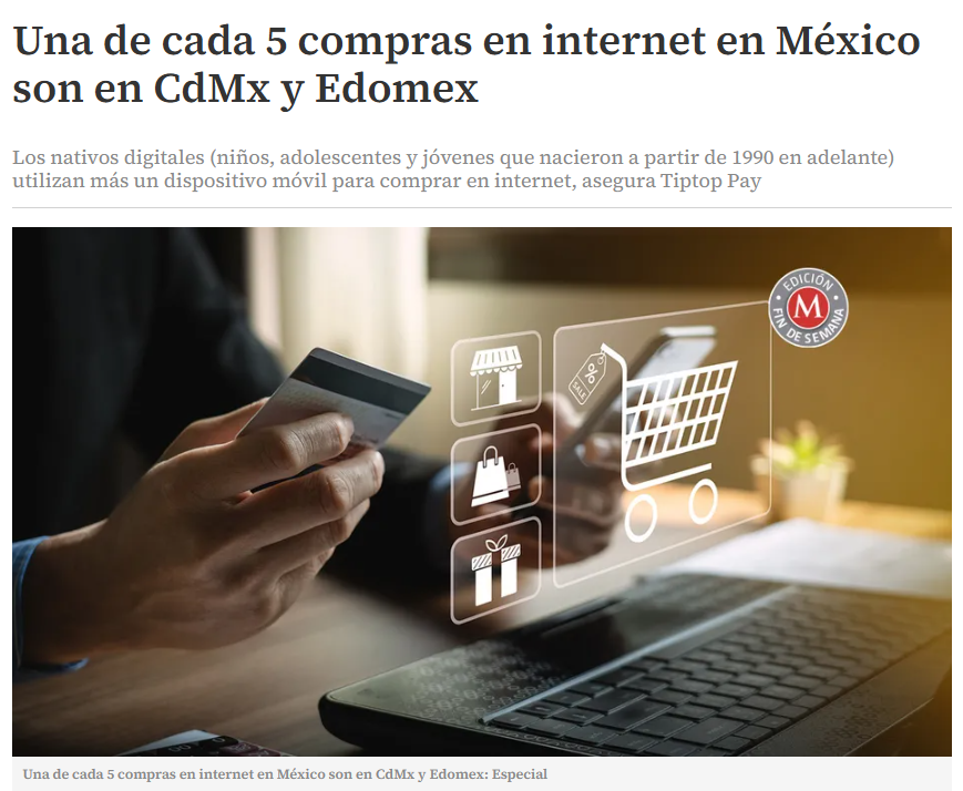 tiptoppayla's tweet photo. ¡Estamos emocionados de compartir la reciente entrevista de nuestro Country Manager, con @Milenio !
¡No te pierdas sus valiosos insights y descubre cómo estamos transformando las compras en línea!
https://t.co/iNeJhIUtP9

#ecommerce #tiptoppay #Milenio https://t.co/oU5cABCWQE