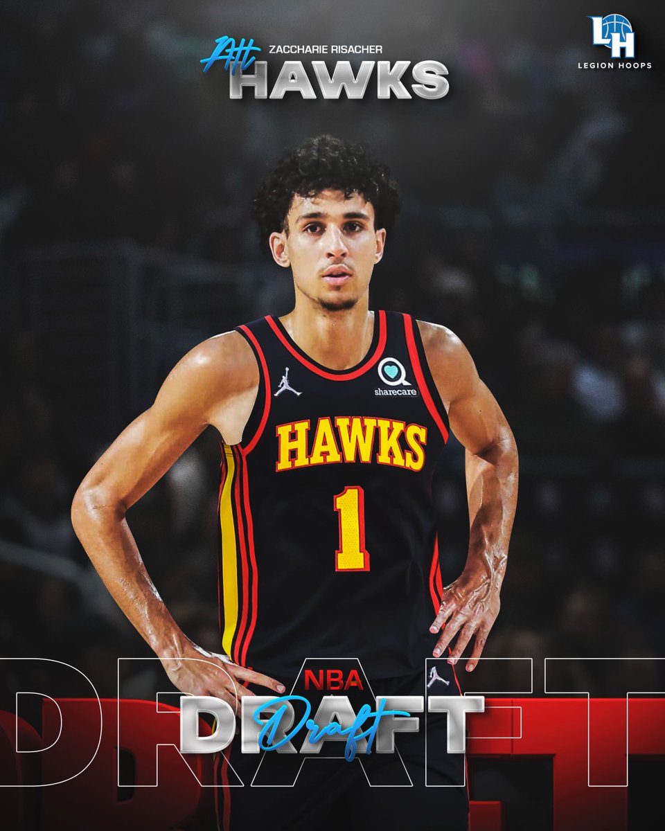 LegionHoops's tweet photo. BREAKING: The Hawks are selecting Zaccharie Risacher with the No. 1 overall pick. https://t.co/XisbCc0Kc7