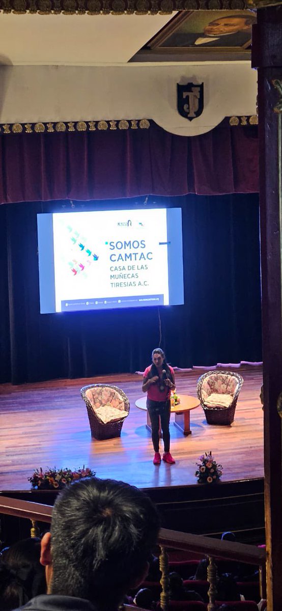 TBC_05's tweet photo. CONVERSATORIO “Mi mayor venganza es que seamos felices” por Kenya Cytlaly Cuevas Fuentes. Teatro Juárez El Oro Estado de Mexico @2000Marcoacm @Edomex_TBC https://t.co/QJ7d2Zlkug
