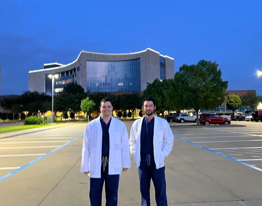 joelwellsmd's tweet photo. I am so thankful to be able to be a part of Hunter and John's medical school education journey. And so proud of them for all the care and hard work! #utrgv #teamhip https://t.co/Ov4GdBETLl