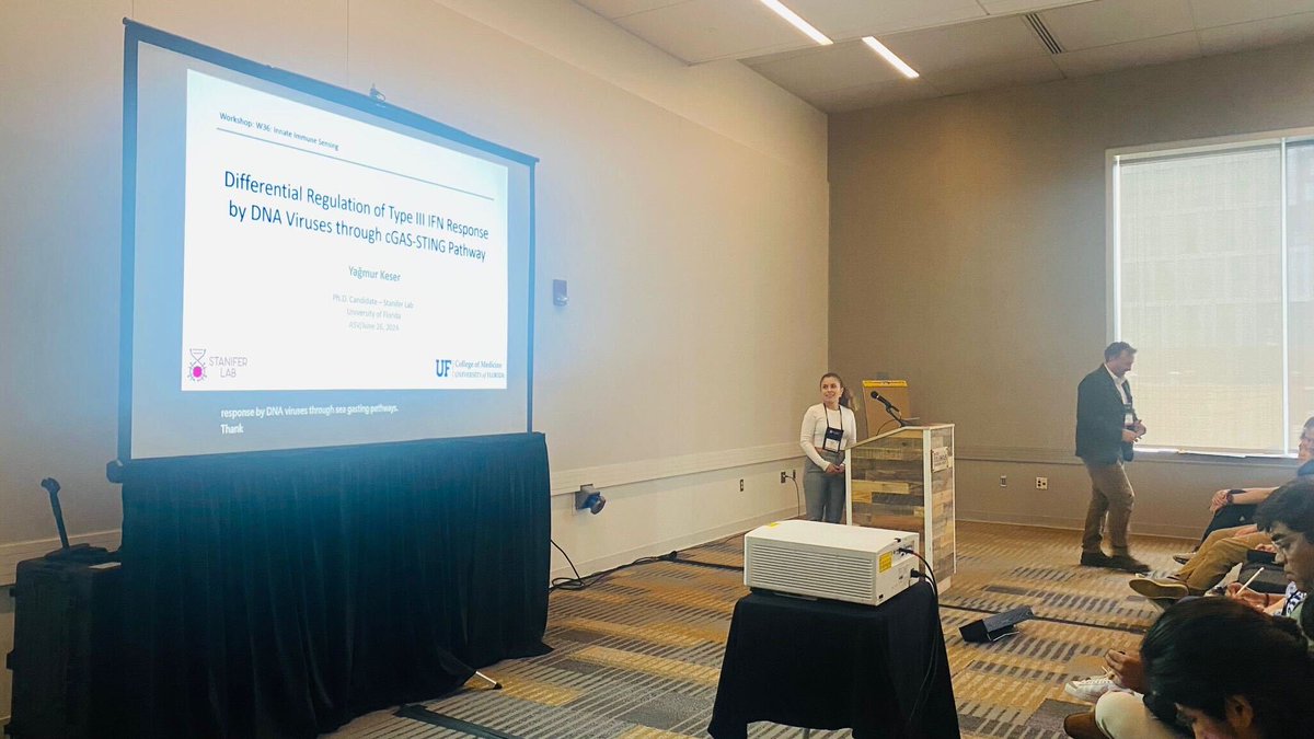 Super proud of Sorin and Yagmur ⁦⁦<a href="/Yagmur__Keser/">Yagmur Keser</a>⁩ for their fantastic talks at #ASV2024. ⁦<a href="/BoulantLab/">Steeve Boulant</a>⁩