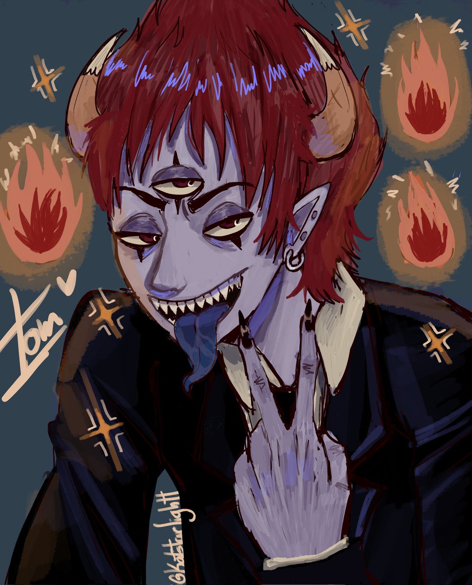 katstarlightt's tweet photo. 🔥TOM🔥 

REMEMBER THAT I HAVE OPEN COMMISSIONS ‼️
#StarVsTheForcesOfEvil #tom #svtfoe #svlfdm #starbutterfly #digitalillustration #digitalart https://t.co/yezLtYWMKS
