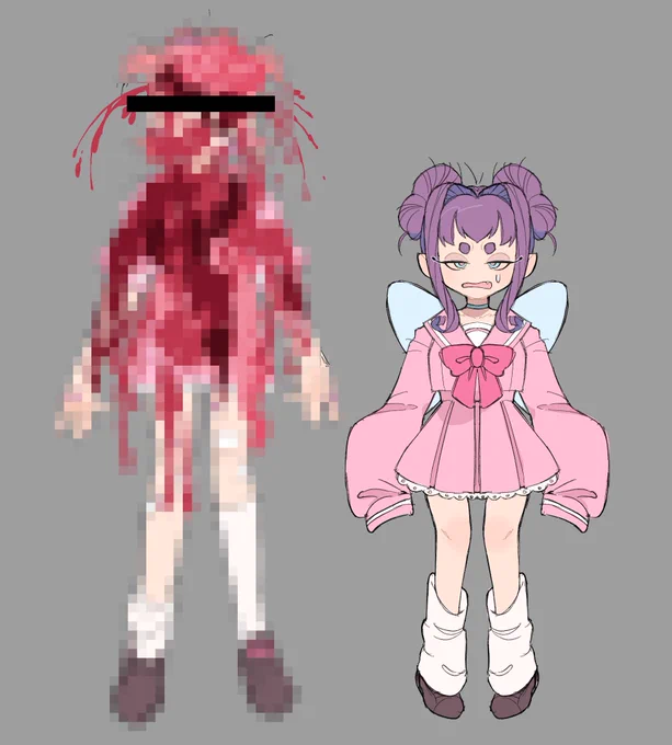 I redid my fairy character and I like her more now 